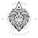 Geometric Lion Leo Tattoo Design watermark